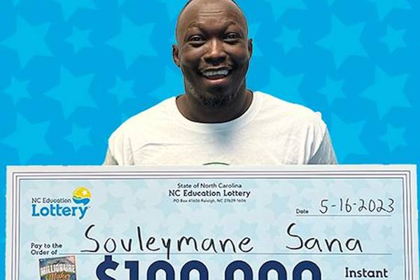 North Carolina man will use $100K lottery winnings to support schools in Mali