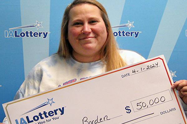 Iowa woman thought she won $5 on scratch-off -- but ‘more zeros came’ and she won $50K