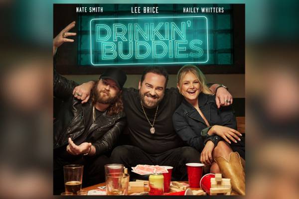 Meet Lee Brice's new "Drinkin' Buddies": Nate Smith + Hailey Whitters